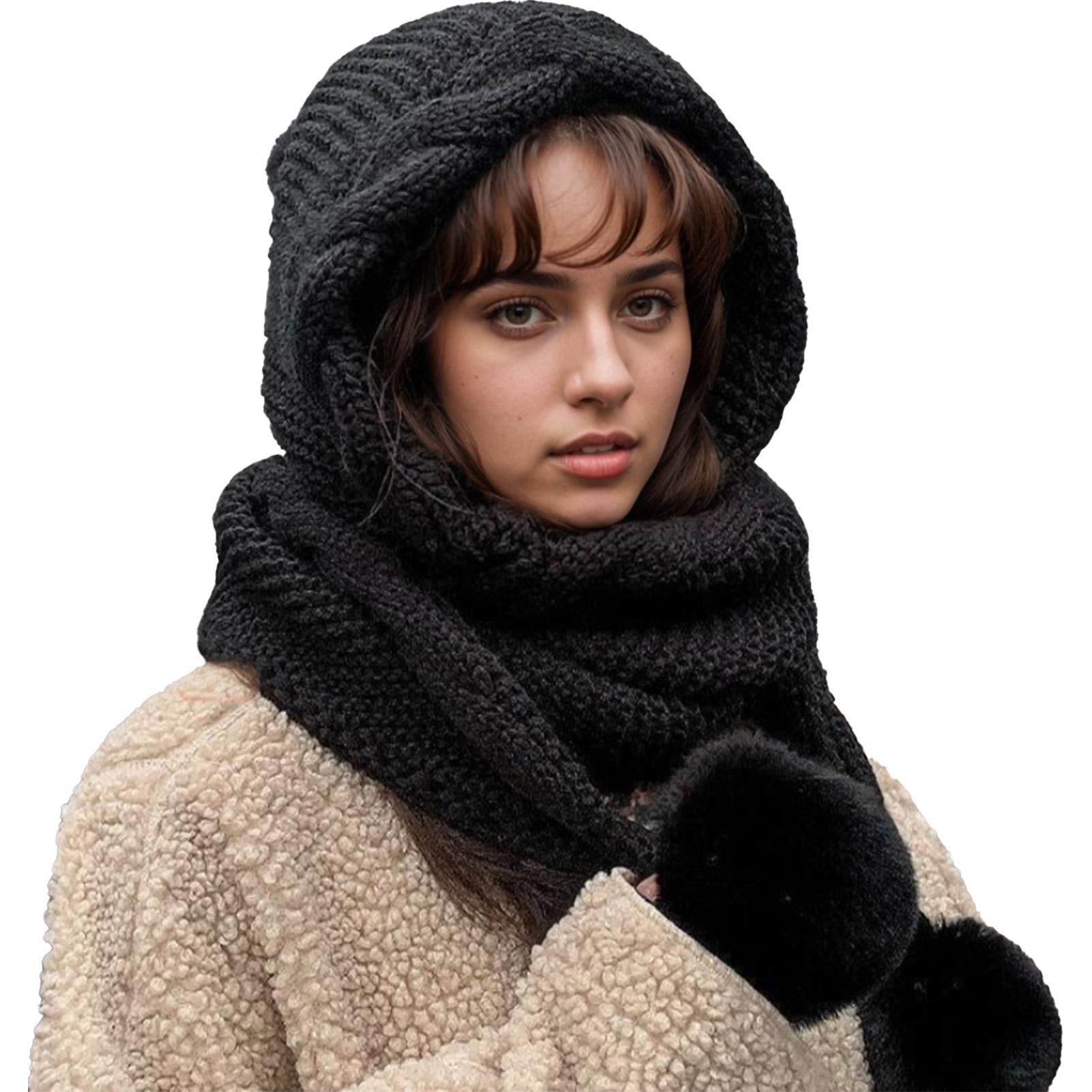 Ear Protection Winter Knit Hat With Scarf Set Fashion All In One Thermal Hat Scarf For Women Men Casual Warm Earmuffs Beanie чёрный
Ear Protection Winter Knit Hat With Scarf Set Fashion All In One Thermal Hat Scarf For Women Men Casual Warm Earmuffs Beanie чёрный