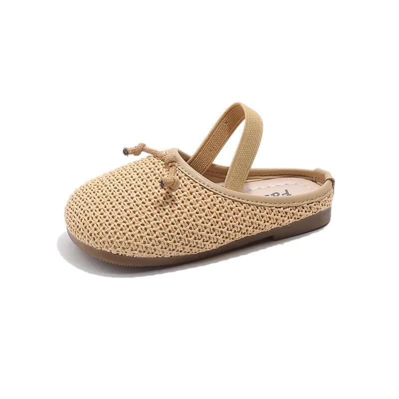 Children Woven Sandals for Girls Summer New Fashion Korean Style Soft Bottom Anti-slippery Versatile Chic Breathable Shoes 23
Children Woven Sandals for Girls Summer New Fashion Korean Style Soft Bottom Anti-slippery Versatile Chic Breathable Shoes 23