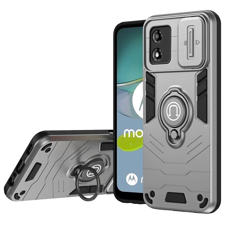 Для Motorola Moto E13 4G чехол-подставка PC+TPU чехол для телефона с выдвижной крышкой объектива
Для Motorola Moto E13 4G чехол-подставка PC+TPU чехол для телефона с выдвижной крышкой объектива