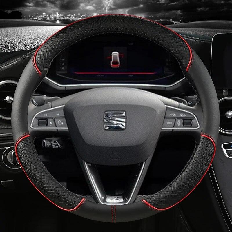 Для Seat ibiza 6L 6J 6P 6F KJ1 FR автомобильный чехол на руль из искусственной кожи Нескользящие автомобильные аксессуары Быстрая доставка
Для Seat ibiza 6L 6J 6P 6F KJ1 FR автомобильный чехол на руль из искусственной кожи Нескользящие автомобильные аксессуары Быстрая доставка