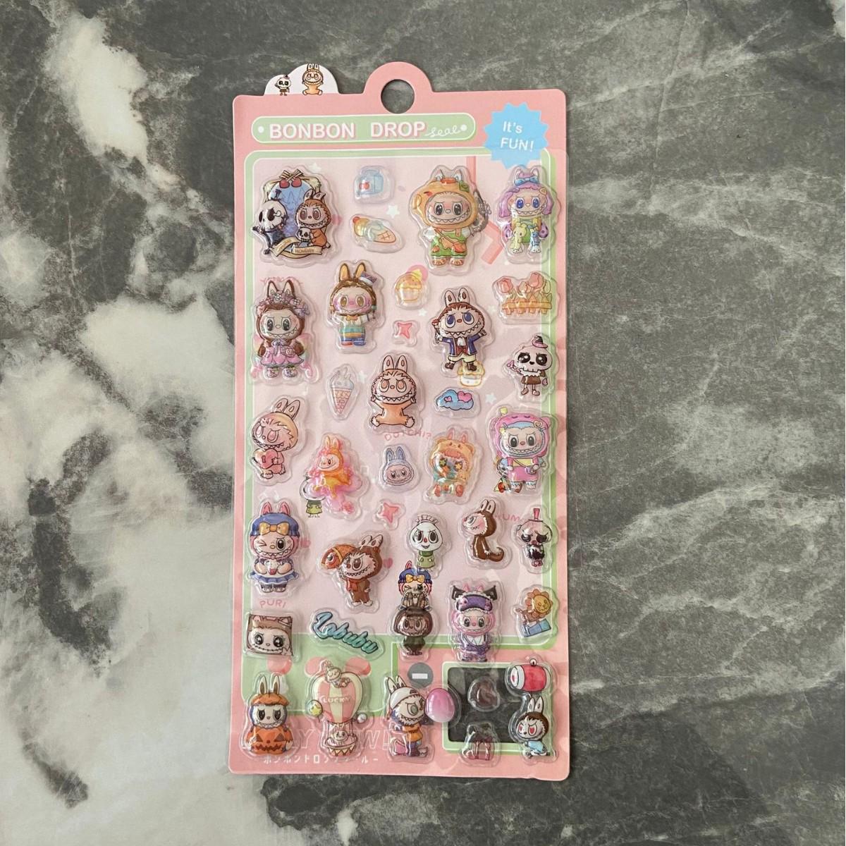 3D Стерео Наклейки Лабубу Животные: Милые тисненые дизайны для детских наград или украшений
3D Стерео Наклейки Лабубу Животные: Милые тисненые дизайны для детских наград или украшений