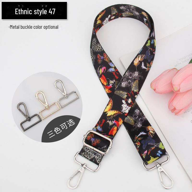 Многоцветный регулируемый ремень для женской сумки через плечо в этническом стиле Bright Silver Buckle
Многоцветный регулируемый ремень для женской сумки через плечо в этническом стиле Bright Silver Buckle