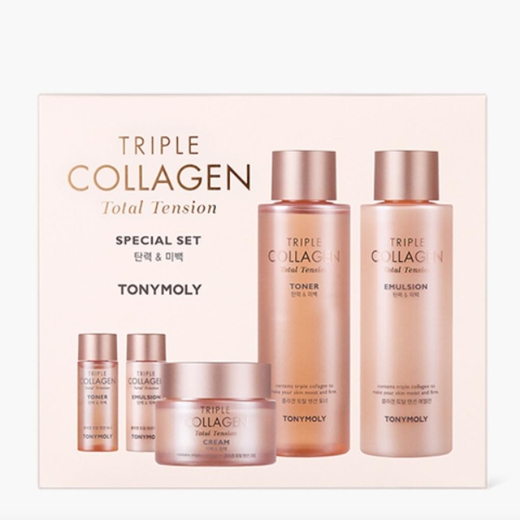 Tony Moly Triple Collagen Total Tension 3-piece set
Tony Moly Triple Collagen Total Tension 3-piece set