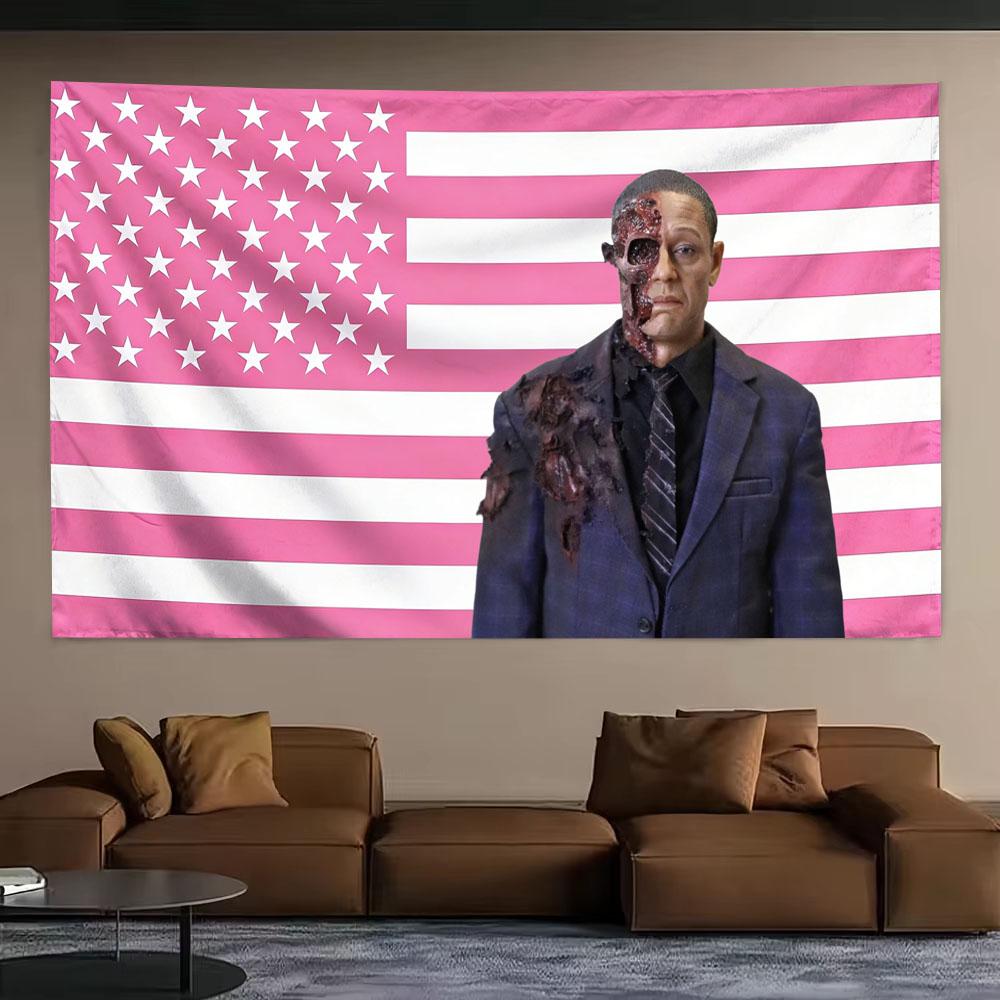 Gustavo Fring TV Character Pink Flag Tapestry Giancarlo Themed Wall Hanging Room Wall Aesthetic Background Cloth 74x94cm(29x37in)
Gustavo Fring TV Character Pink Flag Tapestry Giancarlo Themed Wall Hanging Room Wall Aesthetic Background Cloth 74x94cm(29x37in)