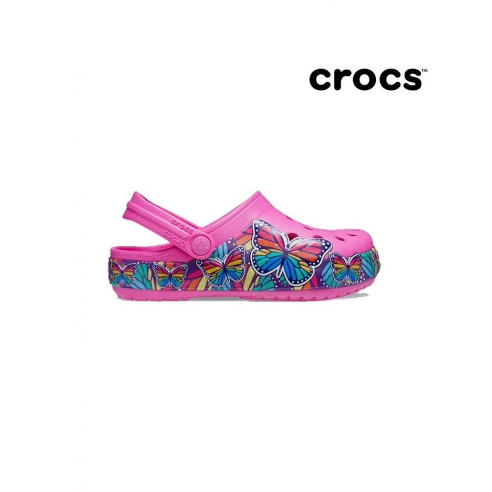 Kids Crocs Fun Wrap Multi Butterfly Band Lightclog Pink 206158 6qq C7140 
Kids Crocs Fun Wrap Multi Butterfly Band Lightclog Pink 206158 6qq C7140