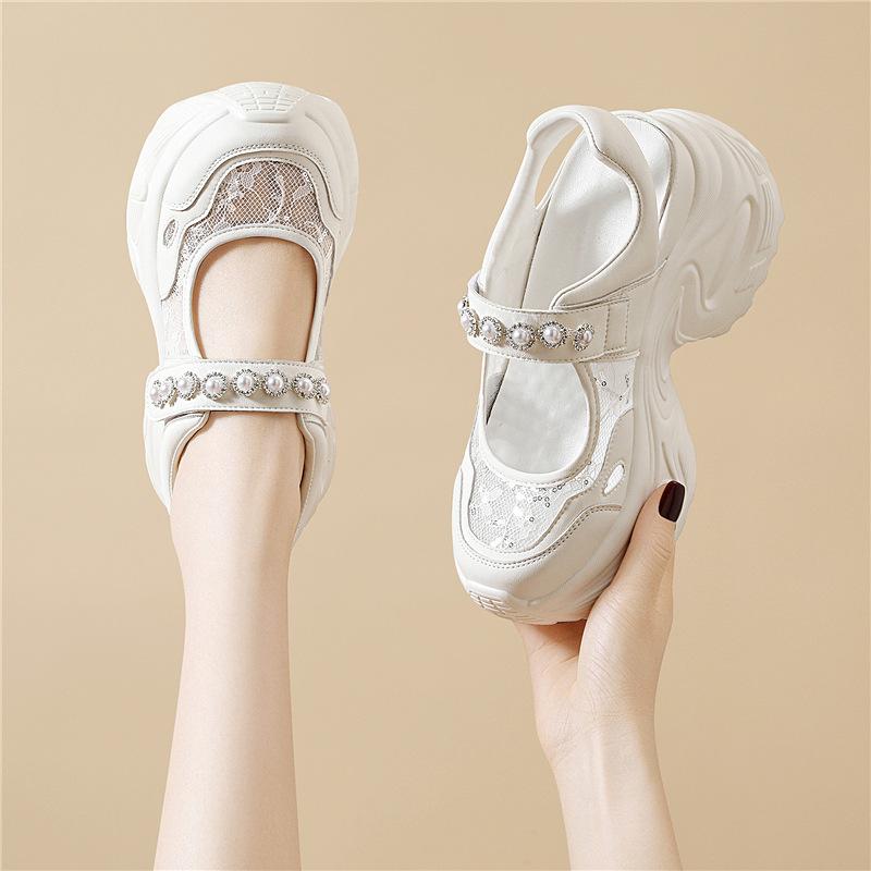 Women s mesh sneakers New temperament breathable running mesh shoes bag head sandals small fragrant summer new 40
Women s mesh sneakers New temperament breathable running mesh shoes bag head sandals small fragrant summer new 40