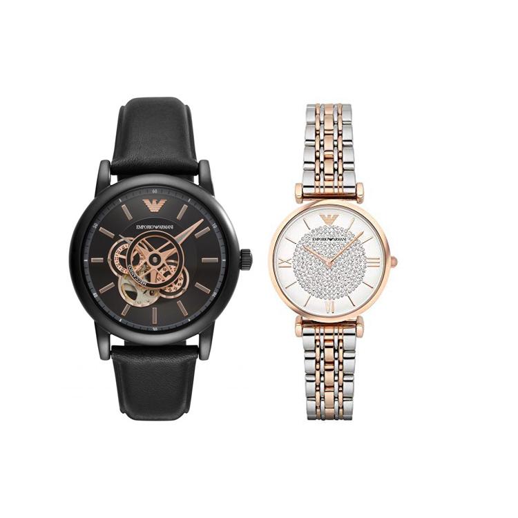 EMPORIO ARMANI Wrist Watch Automatic Mechanical Movement Leather Strap Black Dial Unisex AR60012+AR1926 AR60012+AR1926
EMPORIO ARMANI Wrist Watch Automatic Mechanical Movement Leather Strap Black Dial Unisex AR60012+AR1926 AR60012+AR1926