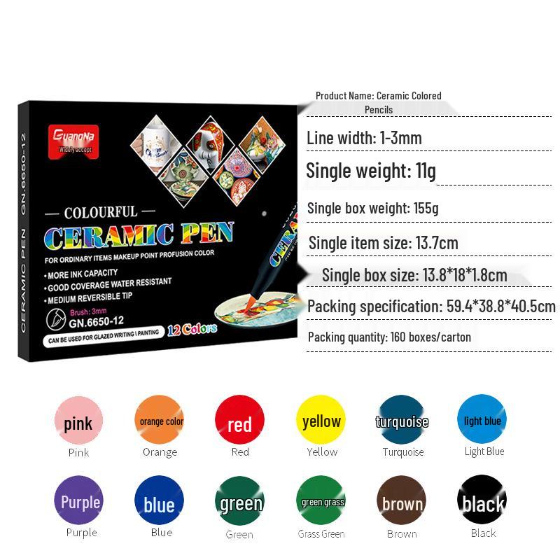 Stone Ceramic Graffiti Marker Set: 12 or 24 Soft Tip, Water-Based Metallic Pens
Stone Ceramic Graffiti Marker Set: 12 or 24 Soft Tip, Water-Based Metallic Pens