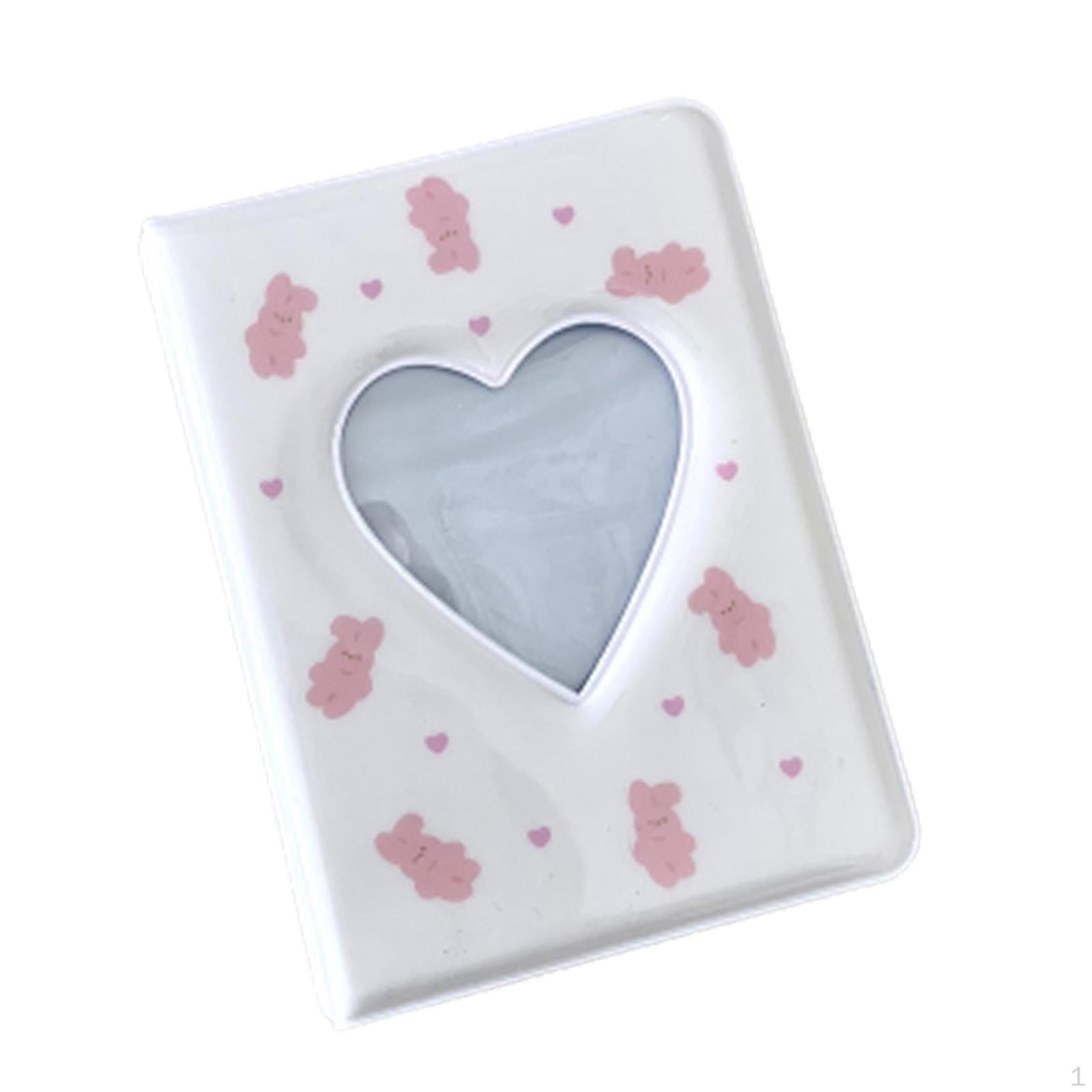 3 inch Mini Photo Album Durable Cards Binder Cute Love Heart Hollow Photocard Holder Book Business pink rabbit
3 inch Mini Photo Album Durable Cards Binder Cute Love Heart Hollow Photocard Holder Book Business pink rabbit