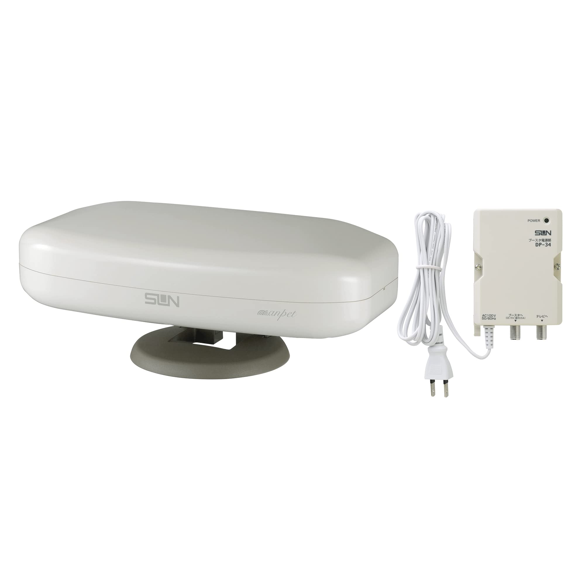 SUN Sandenshi Terrestrial Digital UHF For Model with White 75 x 275 x 125 mm Antenna, Indoor/Outdoor Use, High-end Built-in Booster, SDA-5-2-S білий
SUN Sandenshi Terrestrial Digital UHF For Model with White 75 x 275 x 125 mm Antenna, Indoor/Outdoor Use, High-end Built-in Booster, SDA-5-2-S білий