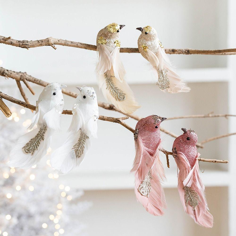 1 pair Realistic Simulated Bird Pendant Glitter Christmas Tree Decoration Holiday Festival Decor
1 pair Realistic Simulated Bird Pendant Glitter Christmas Tree Decoration Holiday Festival Decor