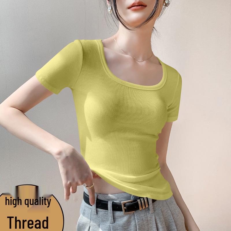 Women s Plus Size Ribbed Short Sleeve T-Shirt, Regular Shoulder, Summer 2026 XL (110-125 lbs) светло-желтого
Women s Plus Size Ribbed Short Sleeve T-Shirt, Regular Shoulder, Summer 2026 XL (110-125 lbs) светло-желтого