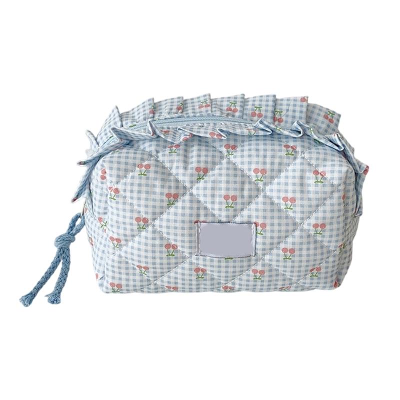 Tartan Makeup Bag With Multiple Layer Compartments For Cosmetics Jewelry And Accessories синій
Tartan Makeup Bag With Multiple Layer Compartments For Cosmetics Jewelry And Accessories синій