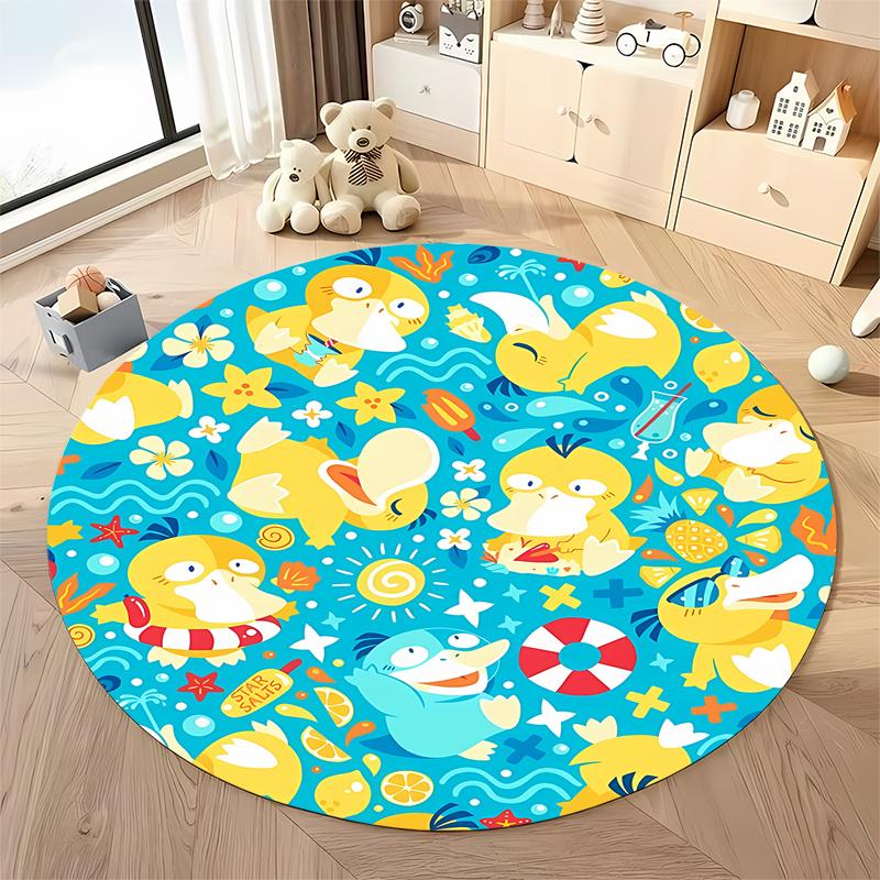 Various Styles and Sizes Pokemon Psyduck Cartoon Round Carpet Bedroom Living Room Sofa Study Desk Seat Mat Kids Room Decor Rug Diameter -60cm
Various Styles and Sizes Pokemon Psyduck Cartoon Round Carpet Bedroom Living Room Sofa Study Desk Seat Mat Kids Room Decor Rug Diameter -60cm
