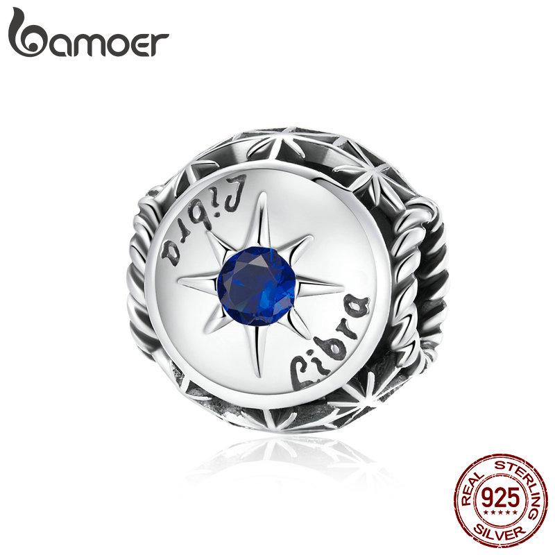 BAMOER Zodiac Star Sign 925 Silver Charm Beads Fit for Charm Bracelets, 12 Constellations Cubic Zirconia Charm SCC1725
BAMOER Zodiac Star Sign 925 Silver Charm Beads Fit for Charm Bracelets, 12 Constellations Cubic Zirconia Charm SCC1725