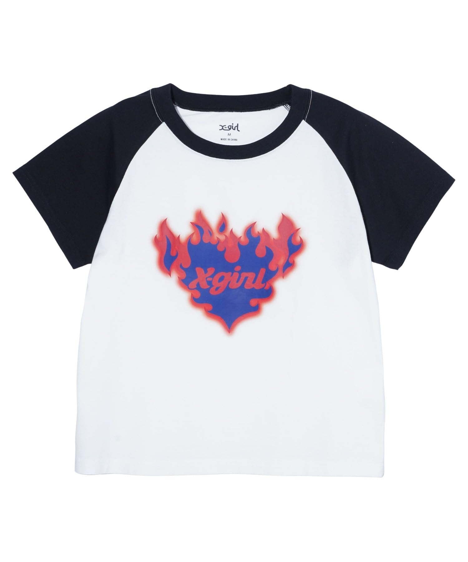 Burning Heart Raglan Short Sleeve Baby Small X-girl Tee, 105243011008, White, белый
Burning Heart Raglan Short Sleeve Baby Small X-girl Tee, 105243011008, White, белый