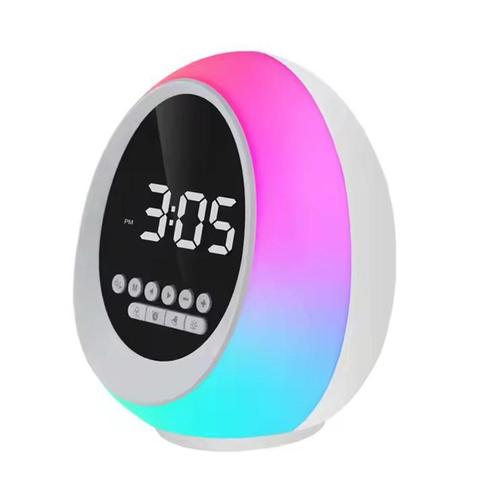 P13 Wake Up Light 1200mAh Digital Alarm Clock Bluetooth-compatible Speaker with FM Radio Colorful Night Light Type A
P13 Wake Up Light 1200mAh Digital Alarm Clock Bluetooth-compatible Speaker with FM Radio Colorful Night Light Type A
