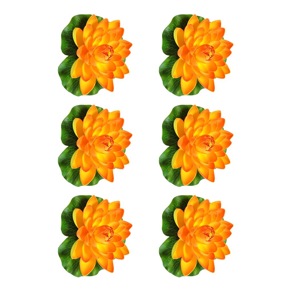 6x Прочный и без запаха Лотос для не требующего особого ухода домашнего и садового декора Искусственный цветок лотоса оранжевый
6x Прочный и без запаха Лотос для не требующего особого ухода домашнего и садового декора Искусственный цветок лотоса оранжевый