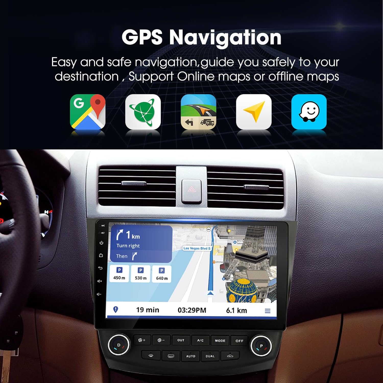 Android Car Stereo for Honda Accord 7th 2003-2007, 10 Touch Screen, CarPlay & Android Auto, GPS Navigation, 2G+32G United States
Android Car Stereo for Honda Accord 7th 2003-2007, 10 Touch Screen, CarPlay & Android Auto, GPS Navigation, 2G+32G United States