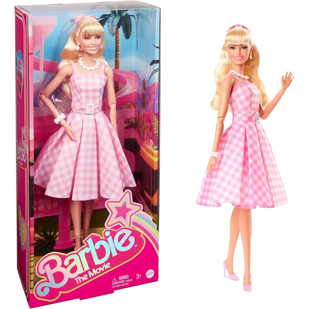 Mattel Barbie Movie Gingham Dress Doll 3 Years and Up HPJ96
Mattel Barbie Movie Gingham Dress Doll 3 Years and Up HPJ96