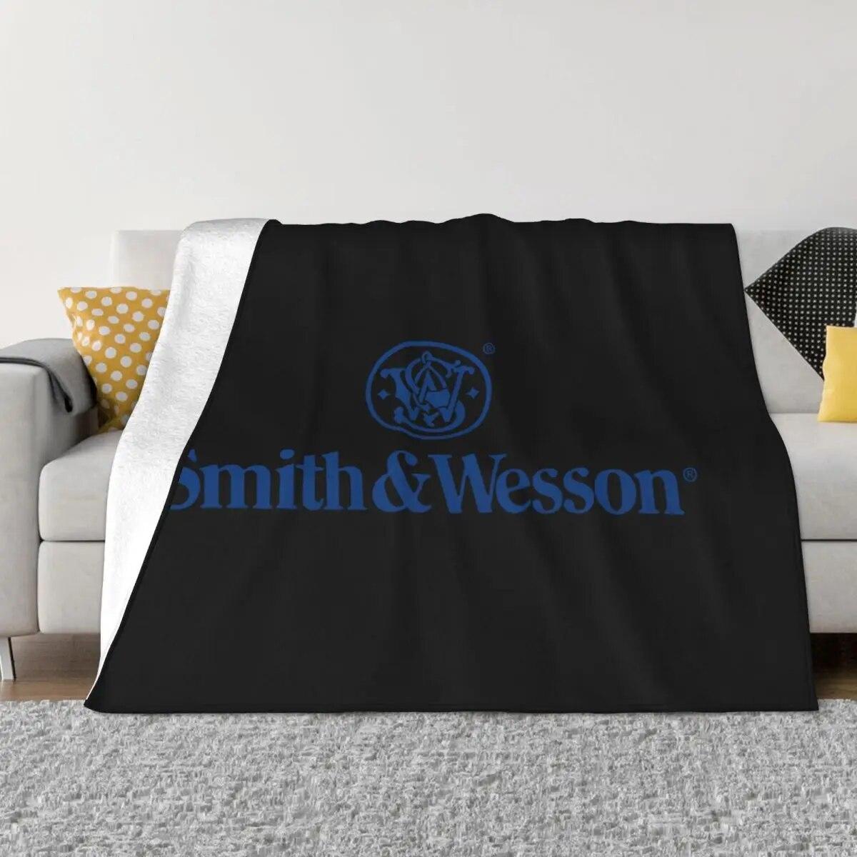 Smith & Wesson American Gunmaker Guns Blanket Coral Fleece Plush Textile Decor Lightweight Throw Blankets for Sofa Car Bedspread
Smith & Wesson American Gunmaker Guns Blanket Coral Fleece Plush Textile Decor Lightweight Throw Blankets for Sofa Car Bedspread