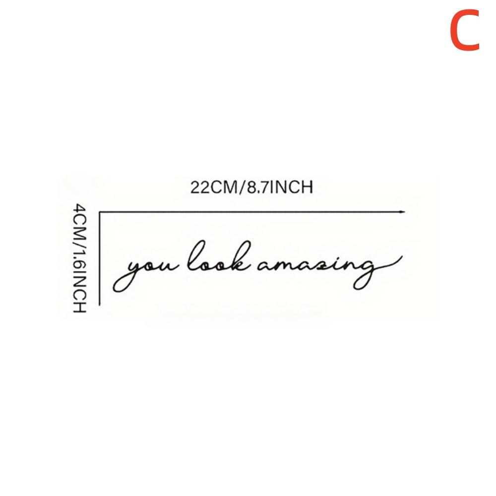 You Look Amazing Mirror Decal Vinyl Decal Bathroom Decor Inspire Motivational Quote Sticker Fitting Room Bedroom Decoration 1pc
You Look Amazing Mirror Decal Vinyl Decal Bathroom Decor Inspire Motivational Quote Sticker Fitting Room Bedroom Decoration 1pc