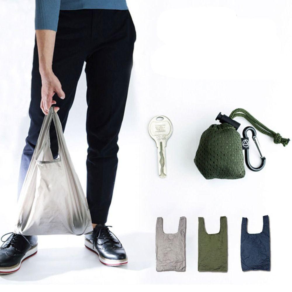 Handheld Folding Shopping Bag Nylon Carrier Shopping Bag New Storage Gift Bag Home сірий
Handheld Folding Shopping Bag Nylon Carrier Shopping Bag New Storage Gift Bag Home сірий