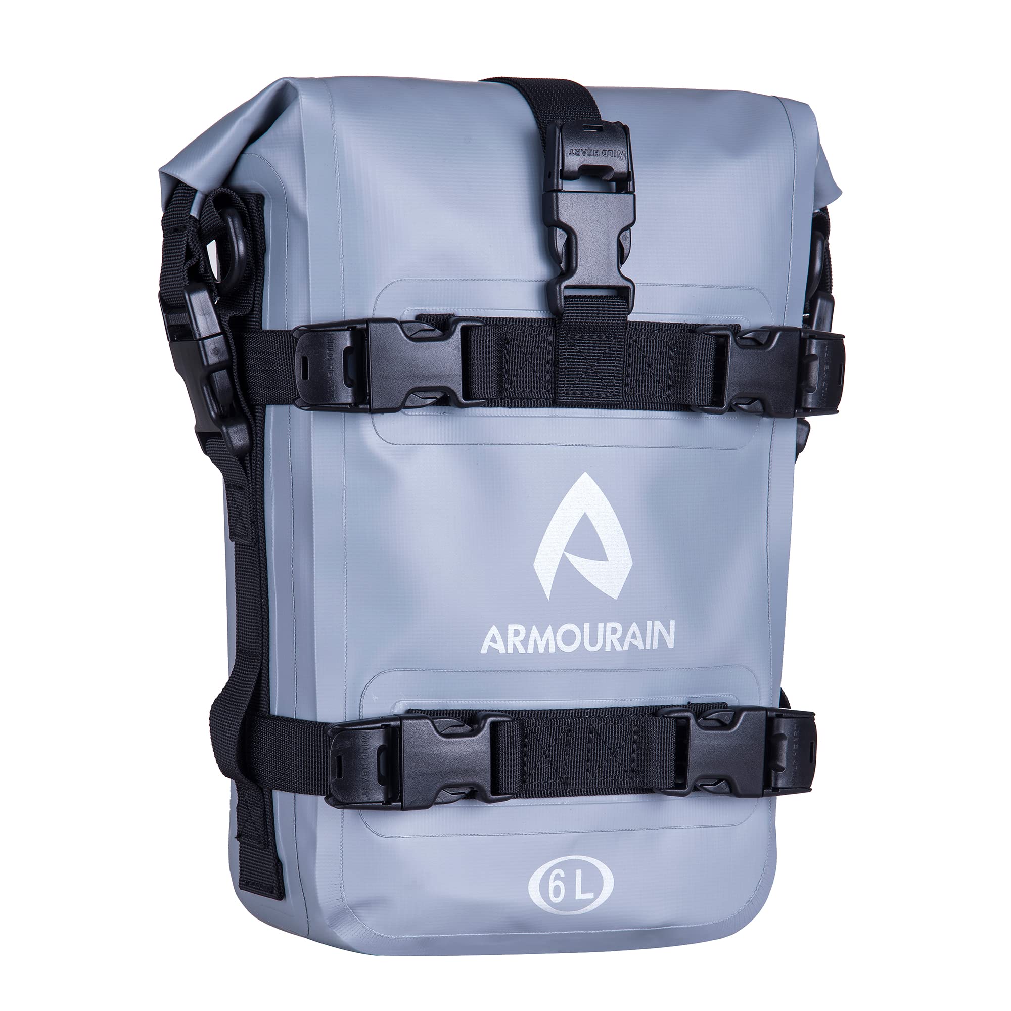 ARMOURAIN Engine Guard Bag Waterproof 6L Motorcycle Side Bag with Shoulder Strap Motorcycle Riding Tools Accessories (PVC Gray)
ARMOURAIN Engine Guard Bag Waterproof 6L Motorcycle Side Bag with Shoulder Strap Motorcycle Riding Tools Accessories (PVC Gray)