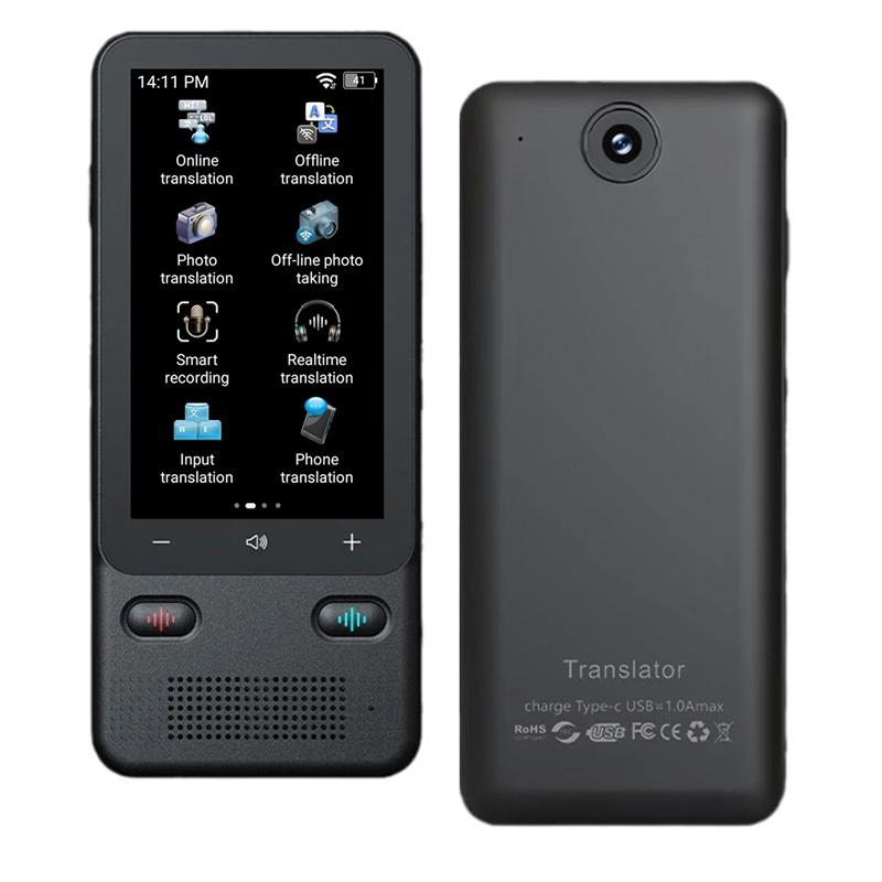 Устройство-переводчик T18 Pro с поддержкой 138 языков, перевод в реальном времени, двусторонний текстовый и голосовой перевод, перевод по фото чёрный
Устройство-переводчик T18 Pro с поддержкой 138 языков, перевод в реальном времени, двусторонний текстовый и голосовой перевод, перевод по фото чёрный