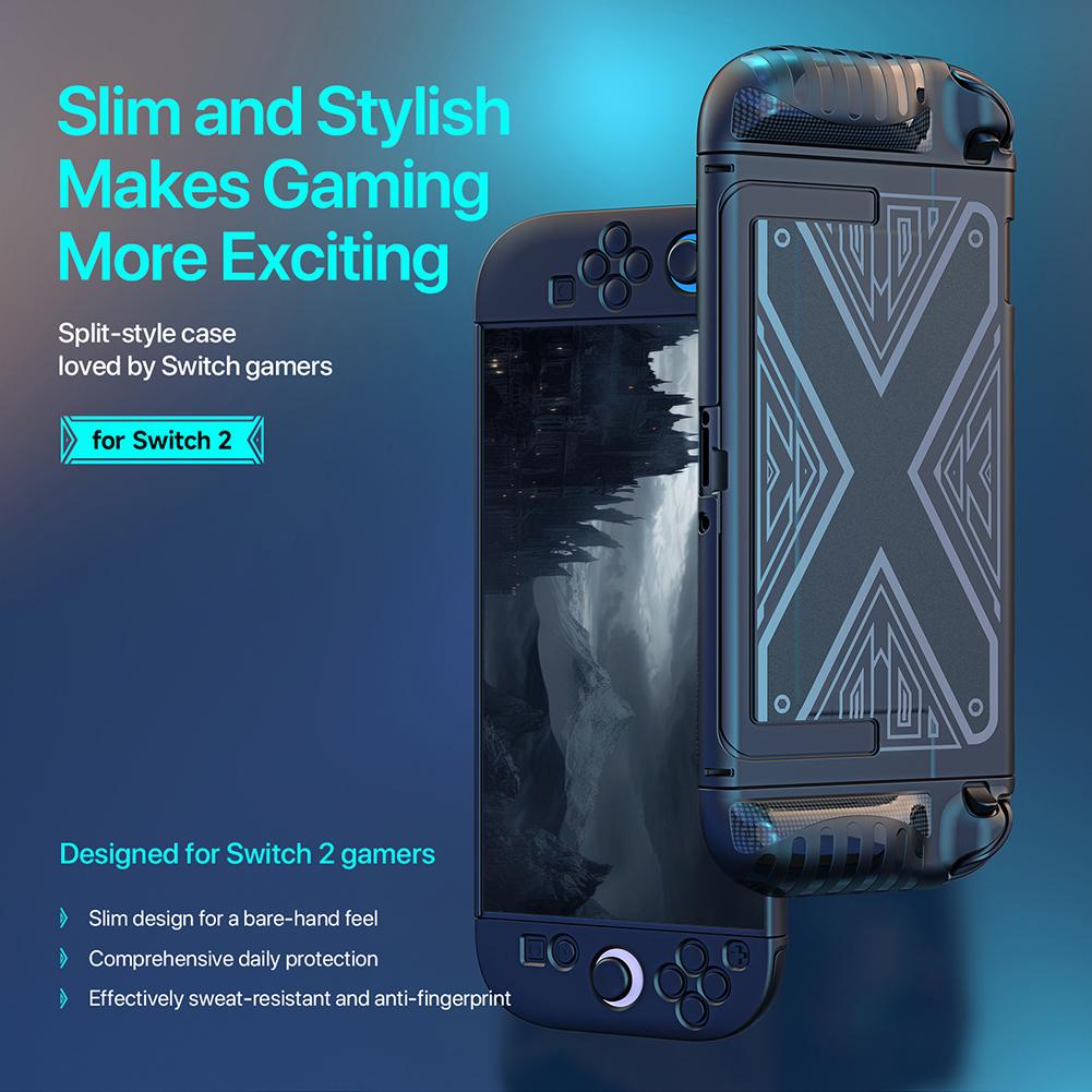 TPU+PC Case for Nintendo for Switch 2 Protective Case Cover Shockproof Protection Hand Shell for Switch 2 Console Accessories чёрный
TPU+PC Case for Nintendo for Switch 2 Protective Case Cover Shockproof Protection Hand Shell for Switch 2 Console Accessories чёрный