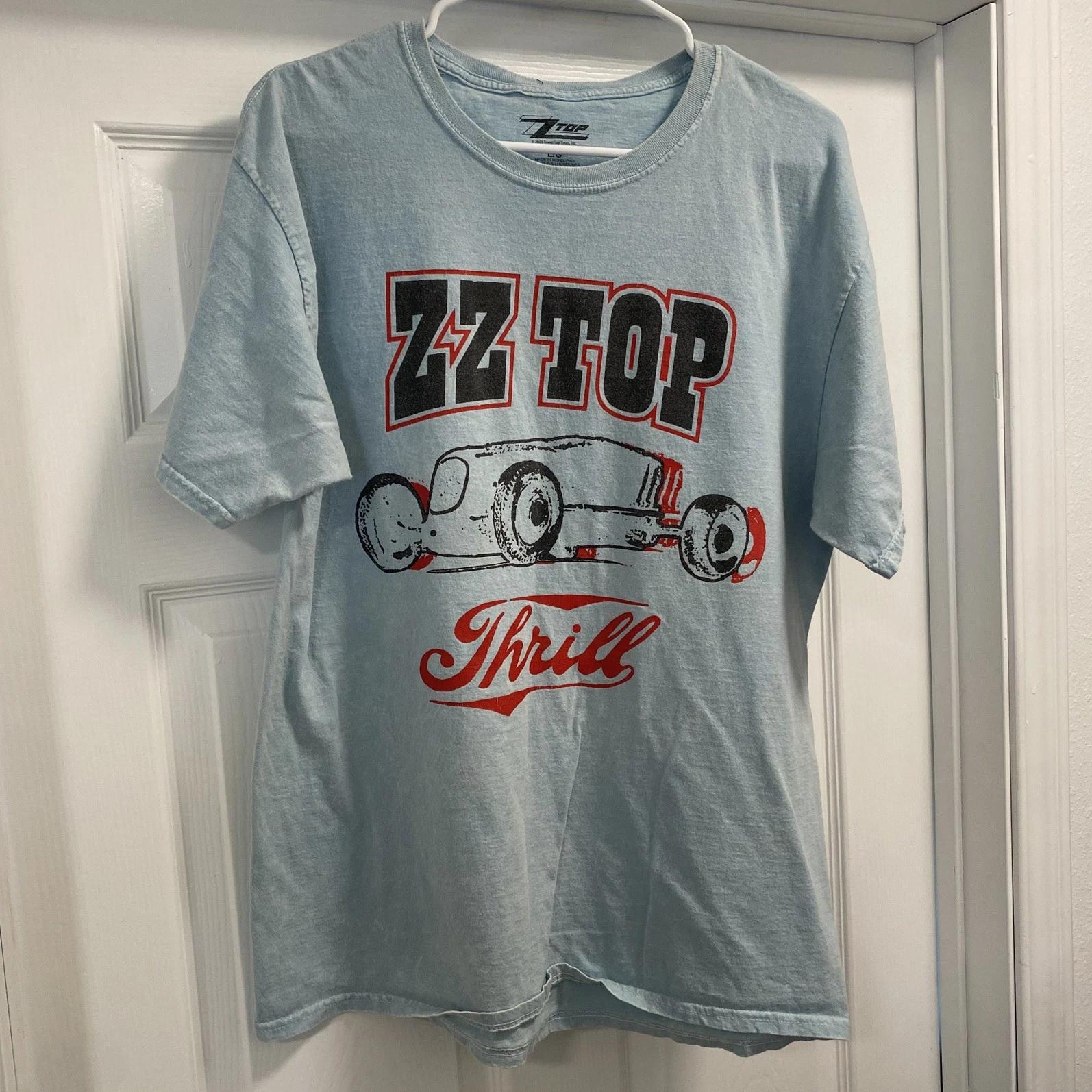 ZZ Top Thrill Hot Rod Cover Southern Rock Band T-Shirt Large XL
ZZ Top Thrill Hot Rod Cover Southern Rock Band T-Shirt Large XL