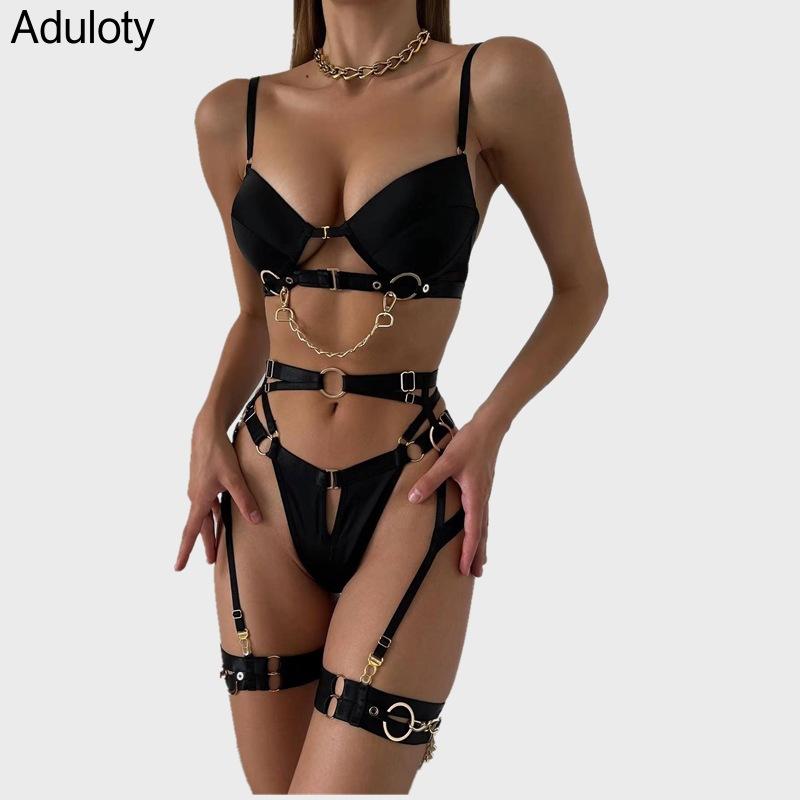 Aduloty Fine Нижнее белье Сексуальное фантазийное нижнее белье 5-Piece Нежные роскошные эротические комплекты с цепью бюстгальтера и трусики комплект подвязки интимные
Aduloty Fine Нижнее белье Сексуальное фантазийное нижнее белье 5-Piece Нежные роскошные эротические комплекты с цепью бюстгальтера и трусики комплект подвязки интимные