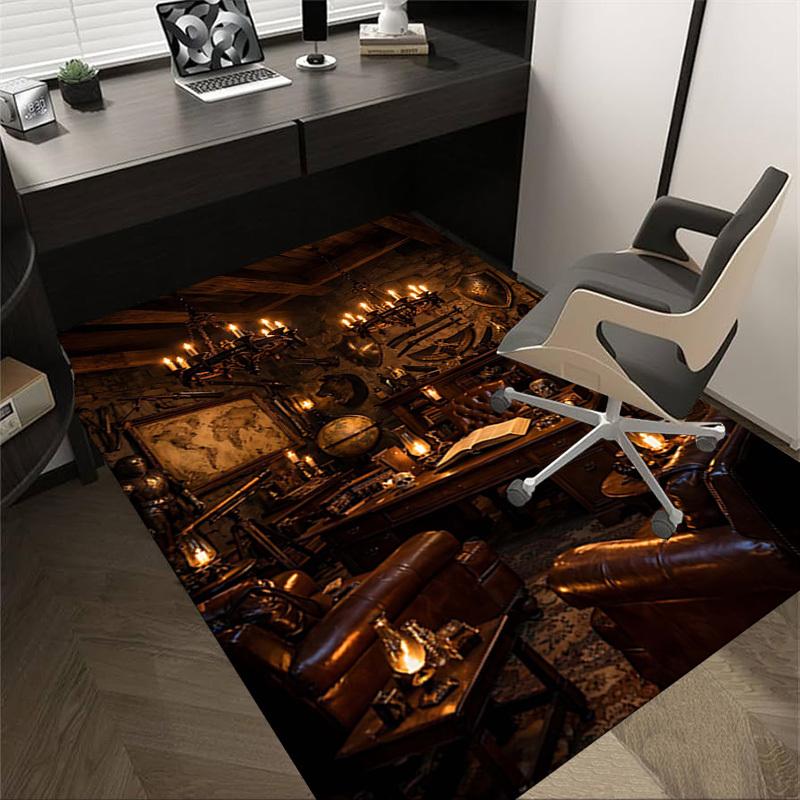 1PC Vintage Study Non-Slip Floor Carpet Compatible for Office&Living Room&Bedroom&Dining room - Flat-Weave Machine-O353 60cm by 90cm
1PC Vintage Study Non-Slip Floor Carpet Compatible for Office&Living Room&Bedroom&Dining room - Flat-Weave Machine-O353 60cm by 90cm