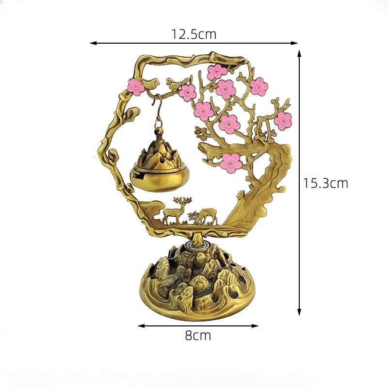 Creative Plum Bossom Incense Burner Line Incense Sandalwood Hanging Tray Censer Blessing Holder Home Ornaments
Creative Plum Bossom Incense Burner Line Incense Sandalwood Hanging Tray Censer Blessing Holder Home Ornaments