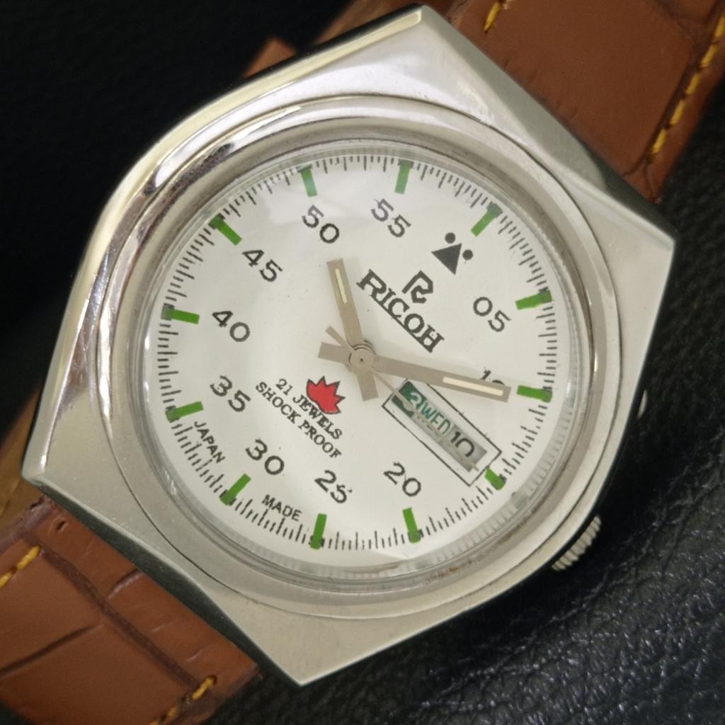 VINTAGE RICOH R31 AUTOMATIC JAPAN MENS WHITE COLOR DIAL WATCH a703515-1 R213d-a703515
VINTAGE RICOH R31 AUTOMATIC JAPAN MENS WHITE COLOR DIAL WATCH a703515-1 R213d-a703515
