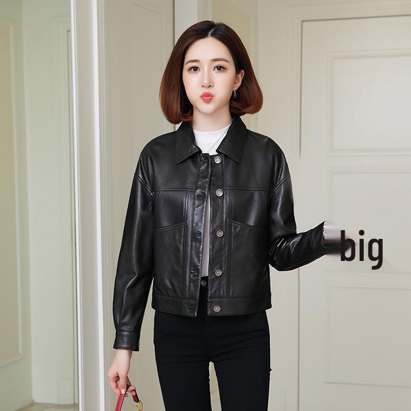 Women s Lambskin Leather Motorcycle Jacket, Slim Fit, Short Style, Lapel Design, Ideal for Petite Sizes. L чёрный
Women s Lambskin Leather Motorcycle Jacket, Slim Fit, Short Style, Lapel Design, Ideal for Petite Sizes. L чёрный