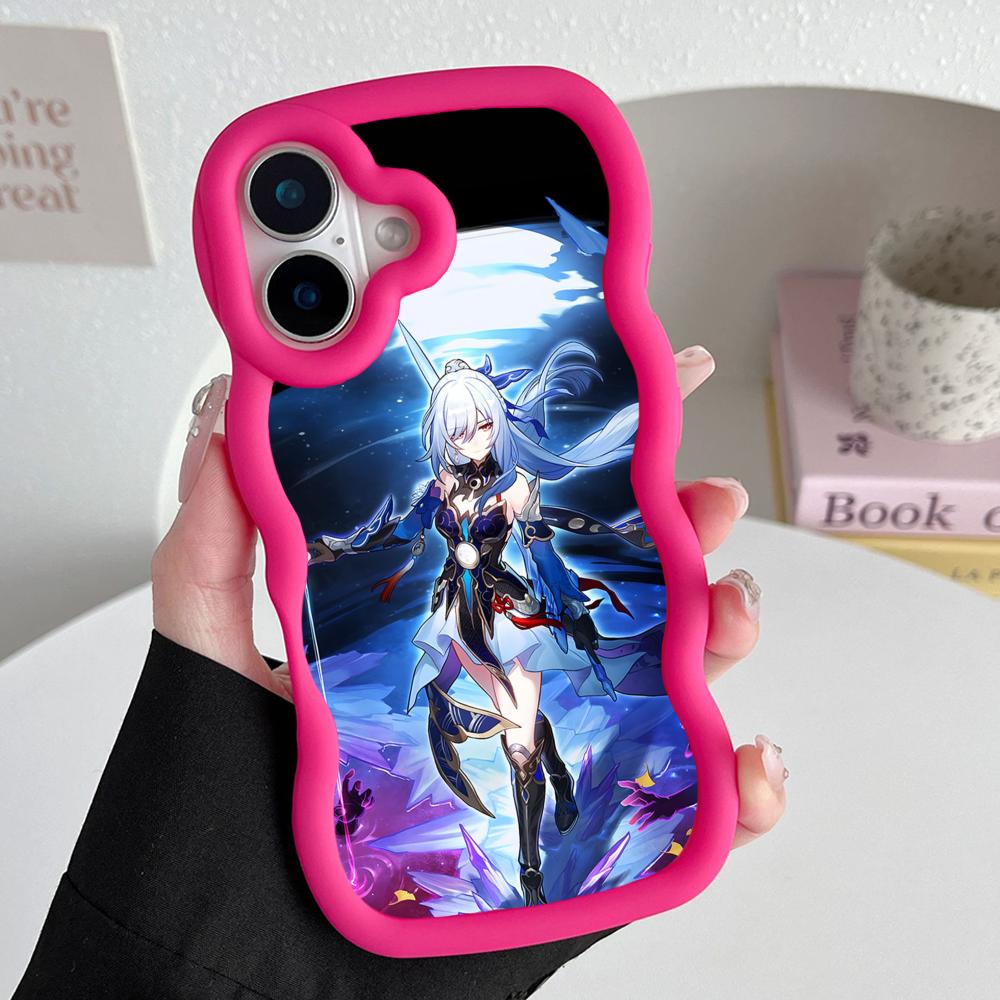 HSR Jingliu Wavy Edge TPU Mobile Phone Case for iPhone 17 16 15 14 13 12 11 Air Pro Max Plus Colorful Cover iPhone 15
HSR Jingliu Wavy Edge TPU Mobile Phone Case for iPhone 17 16 15 14 13 12 11 Air Pro Max Plus Colorful Cover iPhone 15