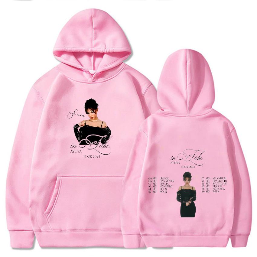 Ayliva in Liebe Tour 2024 Hoodie with Pocket Hip Hop Sweatshirt Long-sleeved Simplicity Loose Clothes Retro Moletom New Pullover 2XL
Ayliva in Liebe Tour 2024 Hoodie with Pocket Hip Hop Sweatshirt Long-sleeved Simplicity Loose Clothes Retro Moletom New Pullover 2XL