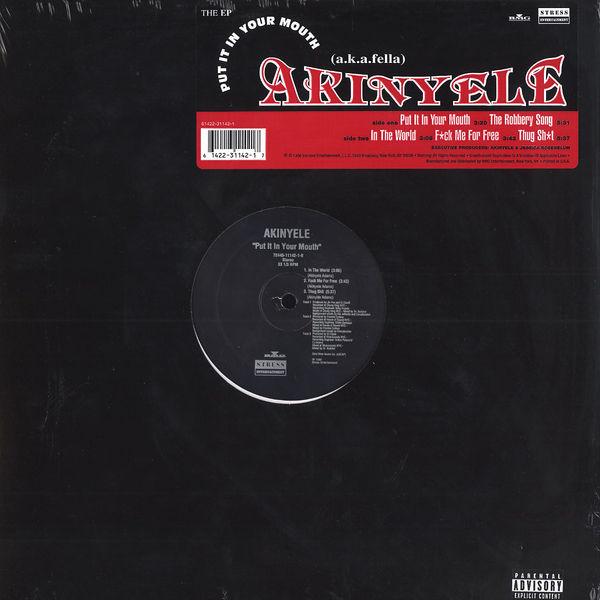 12inch Record AKINYELE - Put It In Your Mouth 61422311421 Stress Entertai US Rap & Hip-Hop/R&B Used
12inch Record AKINYELE - Put It In Your Mouth 61422311421 Stress Entertai US Rap & Hip-Hop/R&B Used