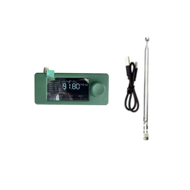 ABUO-SI4732 Radio Receiver 9.9Khz-181Mhz LSB USB AM FM 1.9 Inch Display SI4732 Radio Shortwave Radio Receiver армія зелений колір
ABUO-SI4732 Radio Receiver 9.9Khz-181Mhz LSB USB AM FM 1.9 Inch Display SI4732 Radio Shortwave Radio Receiver армія зелений колір