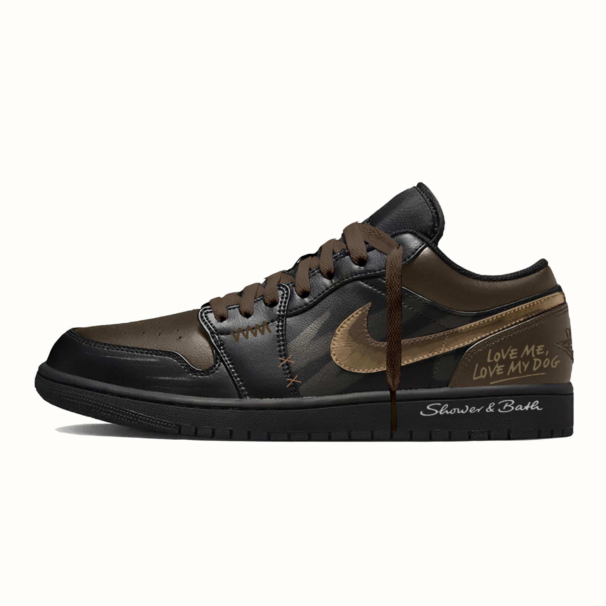 Jordan Air Jordan 1 Golden Trace Love Language Leather Low top Vintage Basketball Shoes Unisex Black Gold 553558-093(Team861-) 40
Jordan Air Jordan 1 Golden Trace Love Language Leather Low top Vintage Basketball Shoes Unisex Black Gold 553558-093(Team861-) 40