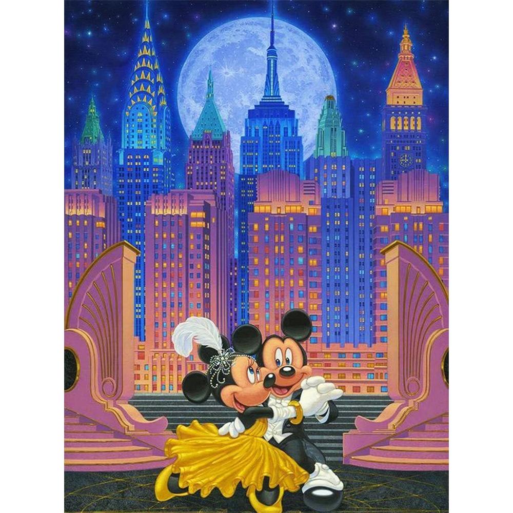 Disney Diamond Painting Mickey Minnie New York Night Dance Vintage Art Painting Rhinestone 5D Mosaic DIY Cross stitch Gift/home Decoration Round 20x30cm
Disney Diamond Painting Mickey Minnie New York Night Dance Vintage Art Painting Rhinestone 5D Mosaic DIY Cross stitch Gift/home Decoration Round 20x30cm