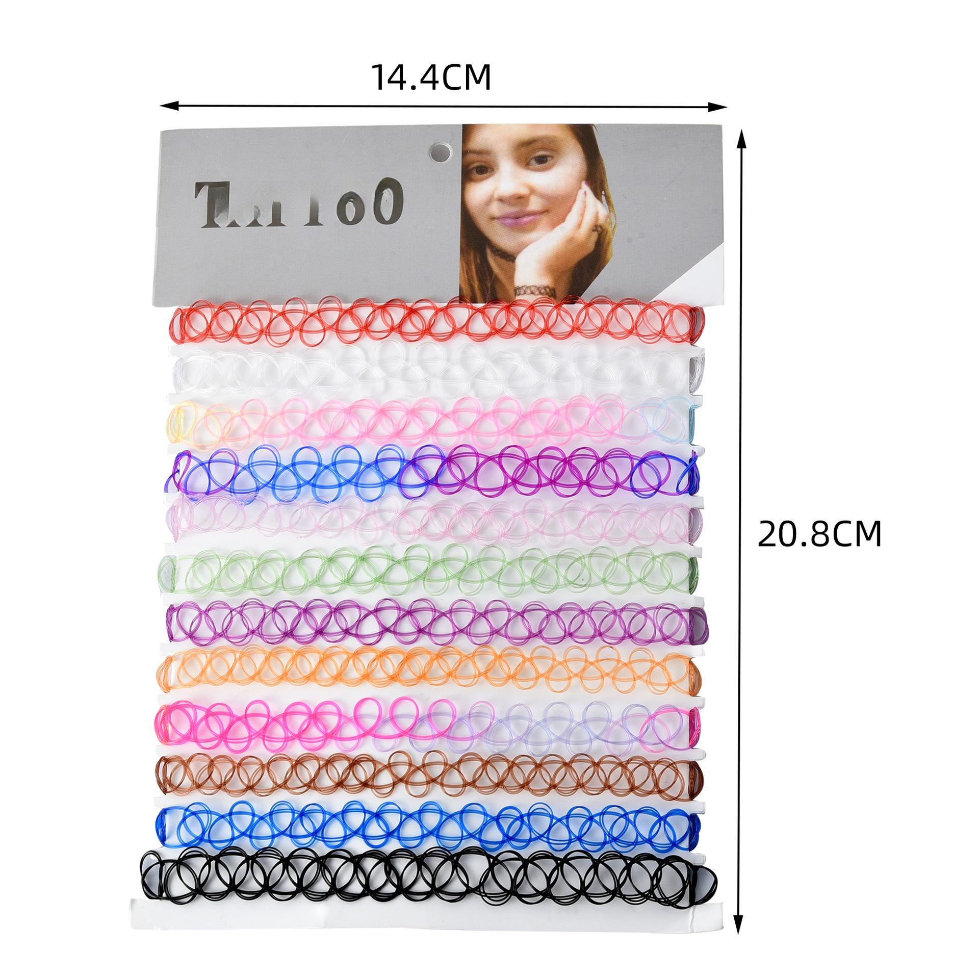 12pcs Set Charm Fishing Line Winding Elastic Scalability Tattoo Neck Collar Necklace for Women Hip-hop Rock Zircon Accessories
12pcs Set Charm Fishing Line Winding Elastic Scalability Tattoo Neck Collar Necklace for Women Hip-hop Rock Zircon Accessories