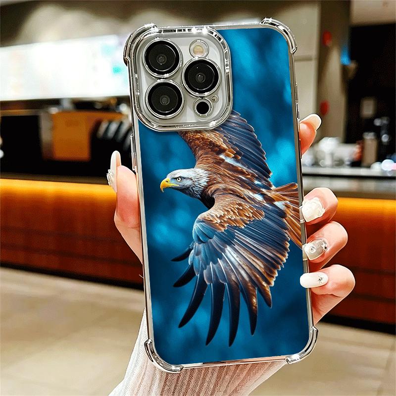 Bald Eagle Cool Plating Phone Case For Iphone 16 17 Pro Max Air 16E 14 15 Plus 12 13 Mini Anti-Fall Airabag Cover iPhone 16 Plus
Bald Eagle Cool Plating Phone Case For Iphone 16 17 Pro Max Air 16E 14 15 Plus 12 13 Mini Anti-Fall Airabag Cover iPhone 16 Plus