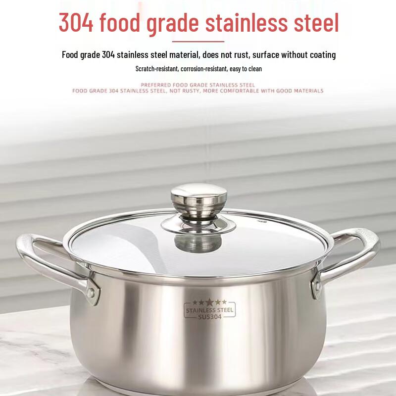 SikaiZhuo 304 Stainless Steel Soup Pot & Steamer 20cm
SikaiZhuo 304 Stainless Steel Soup Pot & Steamer 20cm