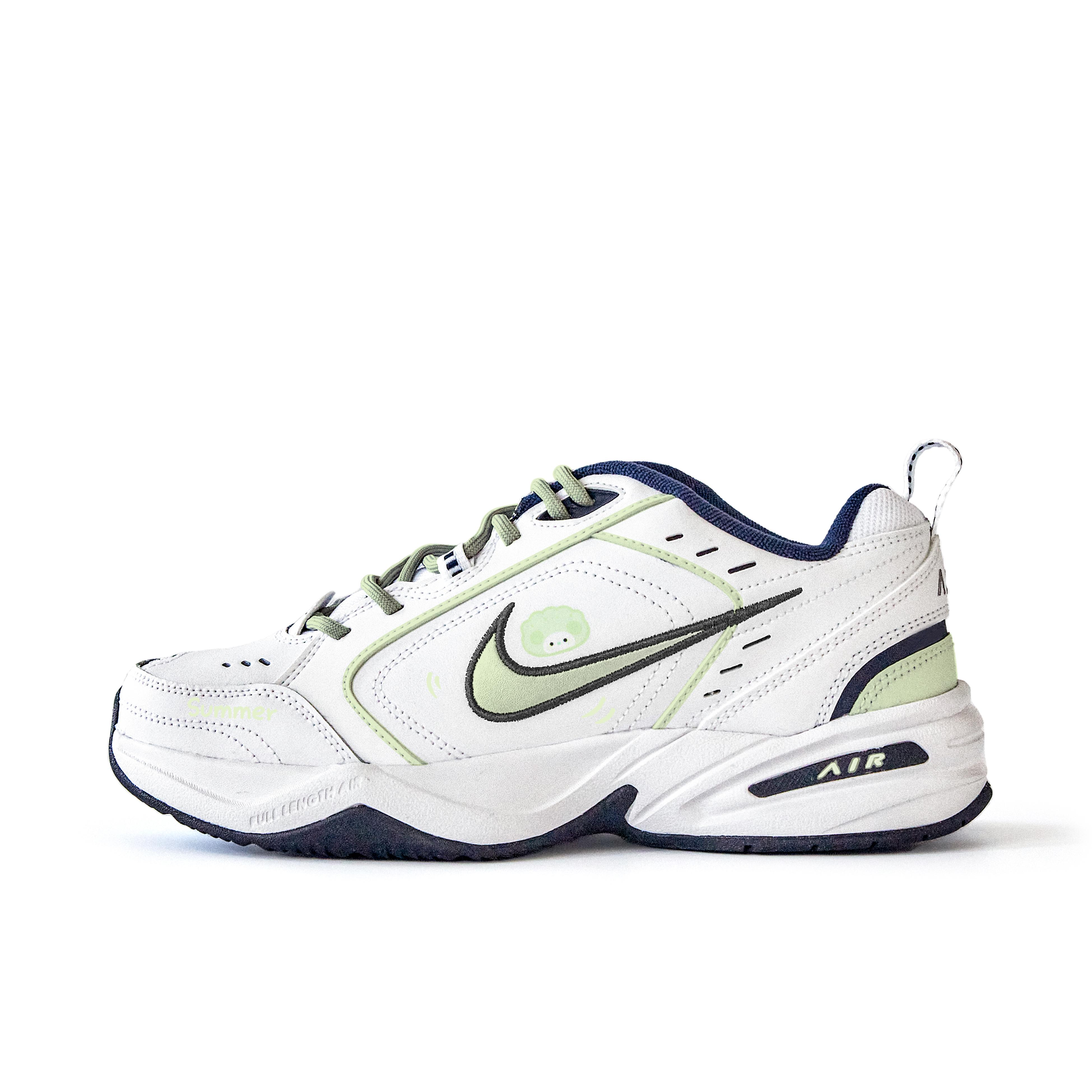 Nike Air Monarch 4 I Only Like You PU, Textile, Synthetic Leather Slip Resistant Abrasion Resistant Low top 415445-102 (Team746-) 44.5
Nike Air Monarch 4 I Only Like You PU, Textile, Synthetic Leather Slip Resistant Abrasion Resistant Low top 415445-102 (Team746-) 44.5