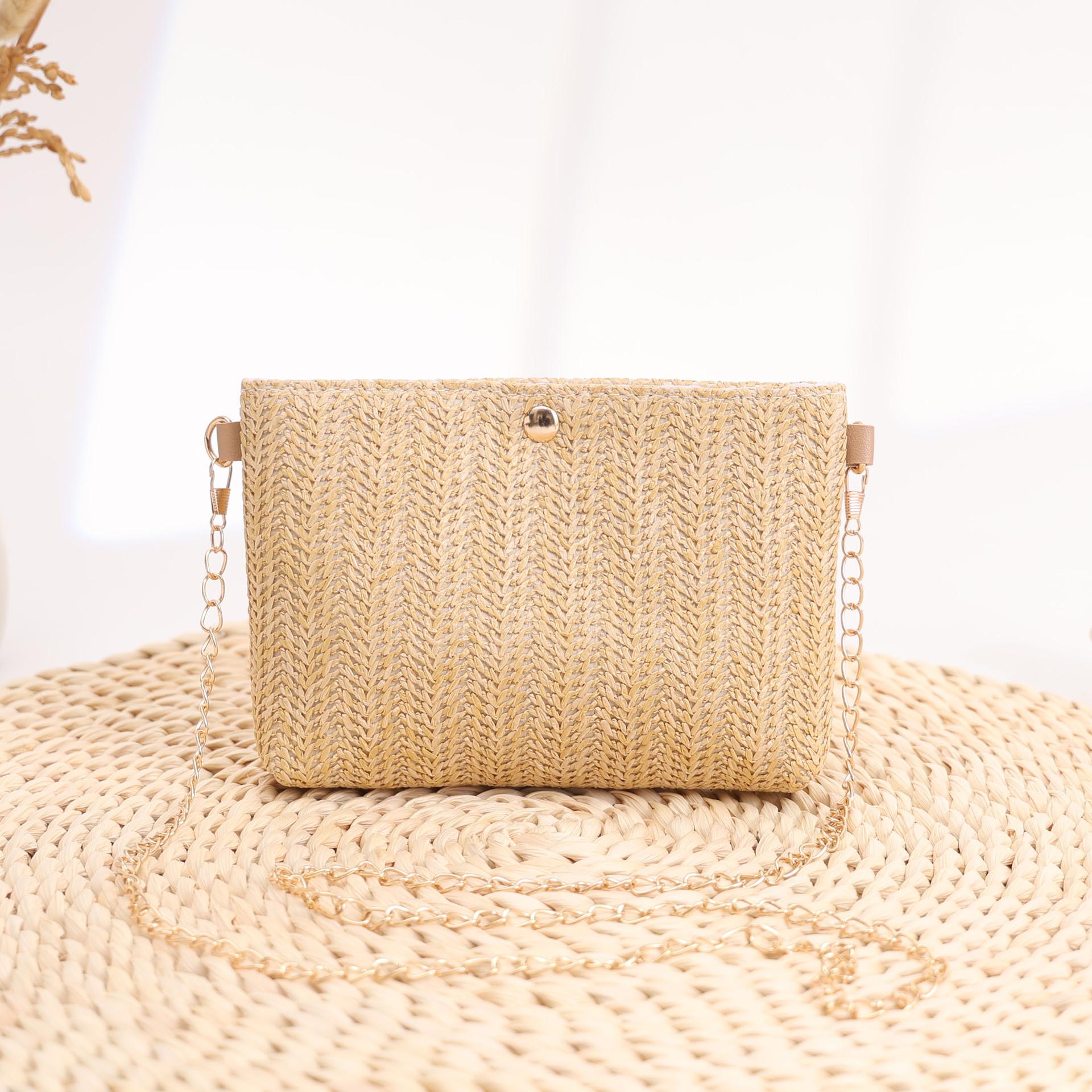 Модная женская сумка простая плетеная цепочка на плечо классическая вышитая ромбами сумка для мобильного телефона хаки