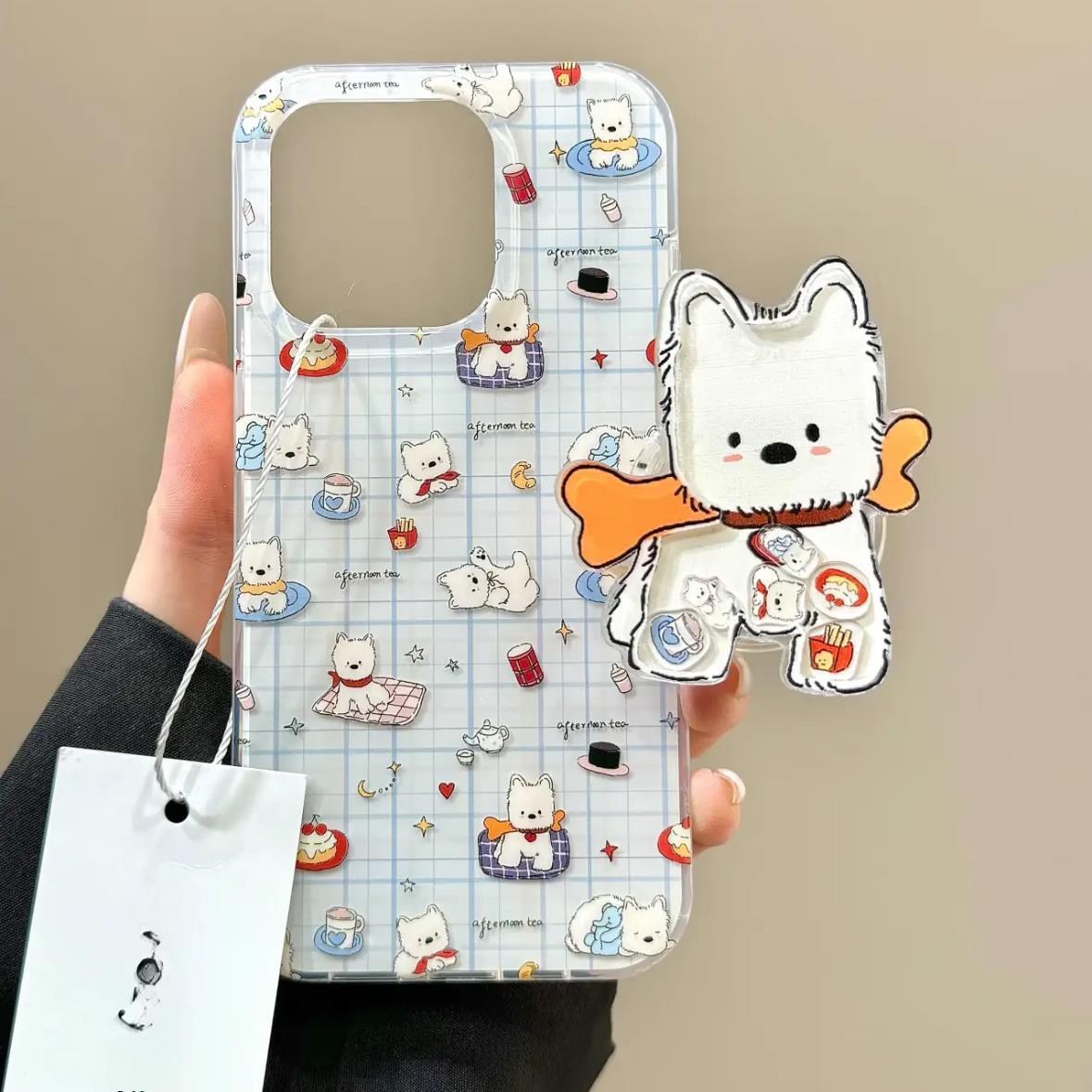 Cartoon West Highland Shaking Music Stand Applicable To Apple 16promax Mobile Case IPhone 15/13/14 iPhone 11 Pro
Cartoon West Highland Shaking Music Stand Applicable To Apple 16promax Mobile Case IPhone 15/13/14 iPhone 11 Pro