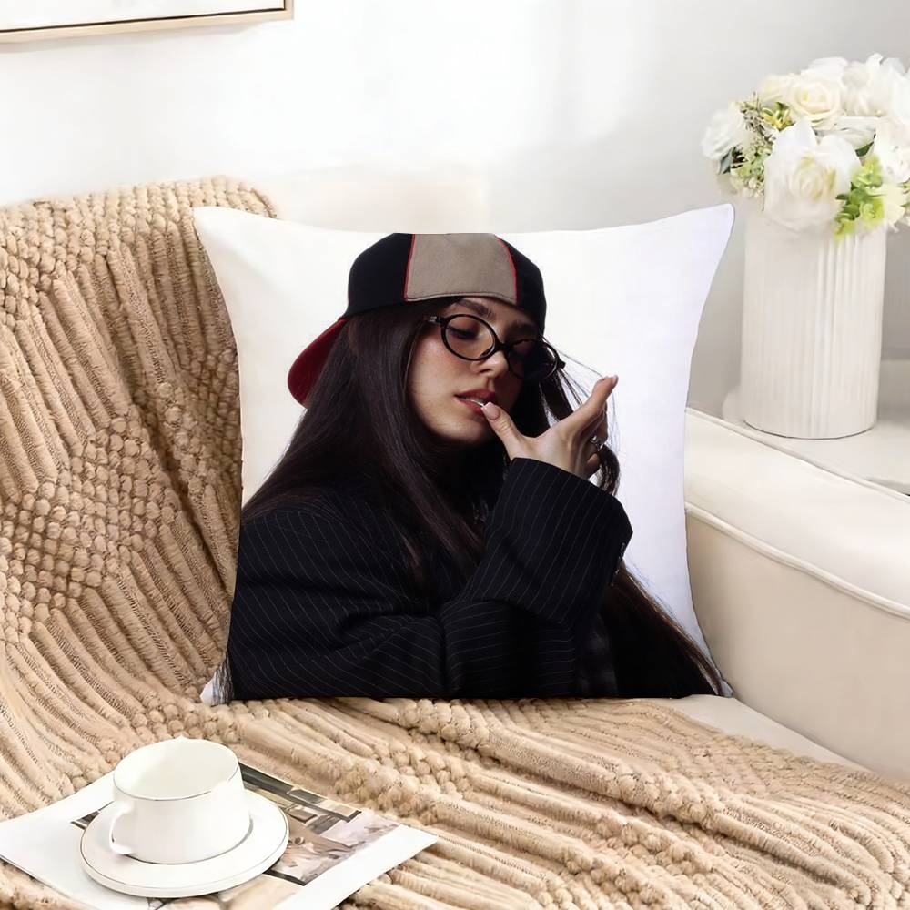 Cool singer BBillie EEilish Square DoubleSided printed Pillow Case Bedroom Bedside Pillow Sofa Cushion Cover 30X30cm
Cool singer BBillie EEilish Square DoubleSided printed Pillow Case Bedroom Bedside Pillow Sofa Cushion Cover 30X30cm