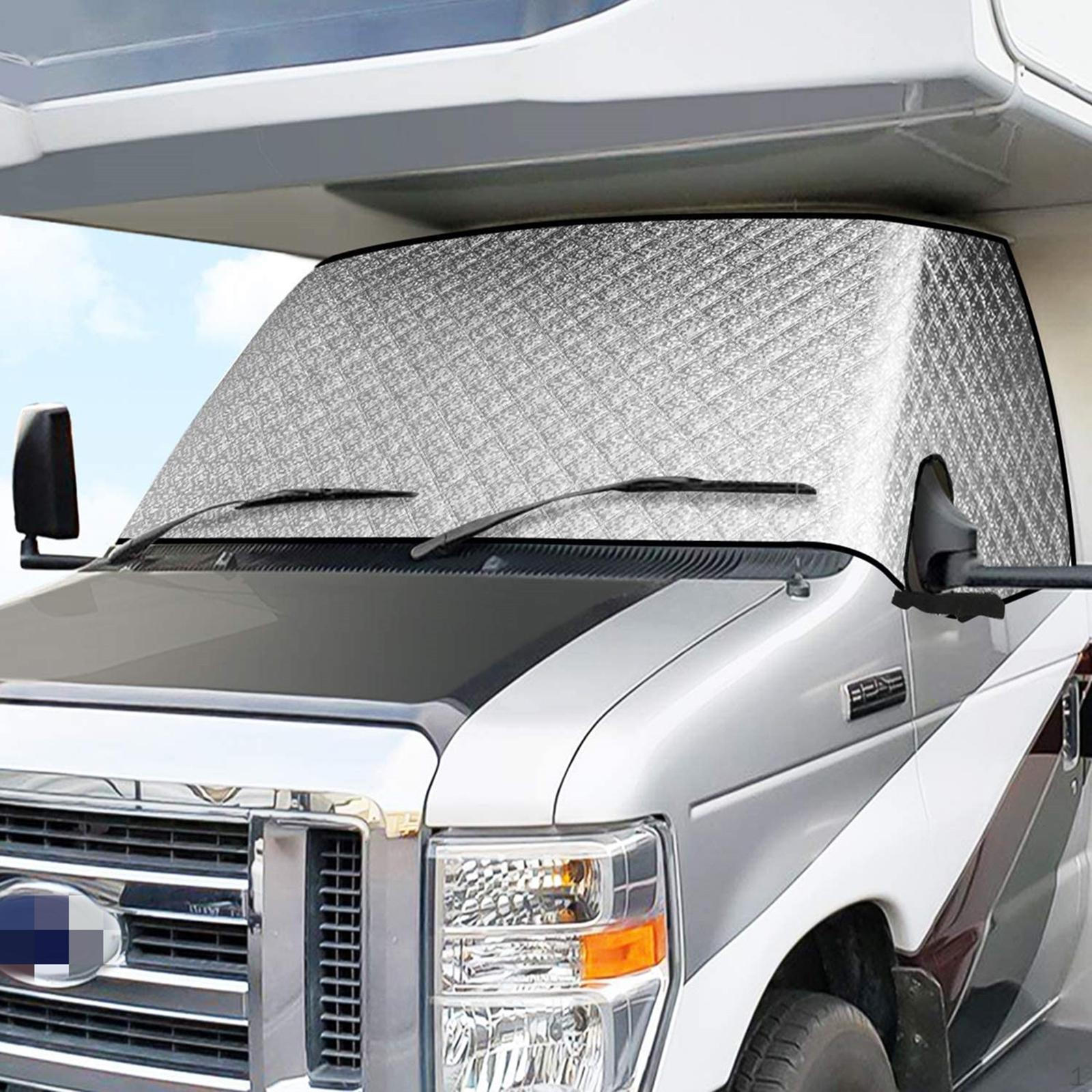 Windshield Cover Accessories or with Mirror Cutouts Visor for RV Snow Front Window Motorhome
Windshield Cover Accessories or with Mirror Cutouts Visor for RV Snow Front Window Motorhome